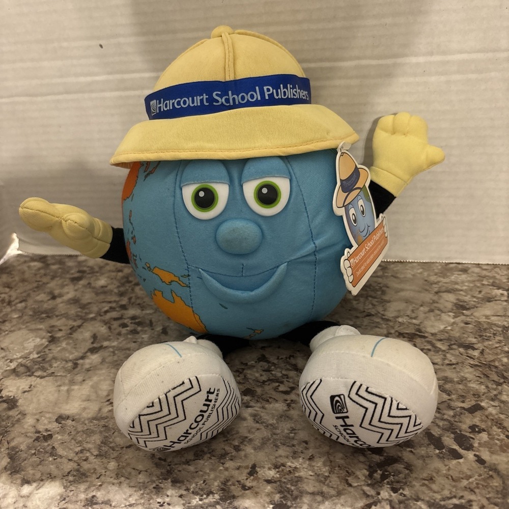Harcourt School Publishers Globe Plush Vintage Stuff animal Earth Education